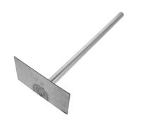 Pelle à Cheminée Robuste en Acier au Manganèse pour Foyer et Grill | Racloir à Cendre à Manche Long, Nettoyage du Foyer Brasero, Argenté, Usage Polyvalent