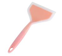 Pelle à crêpes en silicone, spatule large en silicone Pelle en silicone antiadhésive spatule large pour gâteau Steak Pizza ustensiles de cuisine(Orange)