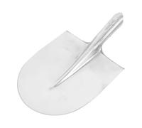 Pelle à Creuser en Acier, Tête Large Ronde pour Jardinage et Tranchée | Surface Large, Bord Arrondi, Usage Jardin et Chantier, pour Gravier, Fleurs, Camping