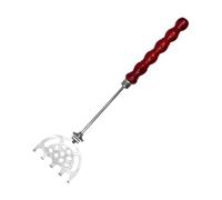 Pelle à crevettes avec poignée en bois - Leurre de pêche en roche de mer - Pelle à fendre et mélanger - Outil de drainage de l'eau