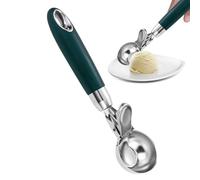Pelle à cuillère, en acier inoxydable 304 outil de service à pelle avec poignée ergonomique pour portionner modéliser mesurer les boules de fruits et de mousse