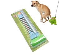 Pelle à déjections canines pour chiens | Long manche qui ne se plie pas pour éliminer les déchets | Fournitures pour animaux domestiques | Pour jardin, allée, terrasse, pelouse, shopping, marche