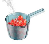 Pelle à eau de salle de bain, cuillère transparente à long manche pour bain d'eau, cuillère à eau de cuisine avec poignée, louche pour eau de bain, tasse à eau profonde, pichet de bain pour salle de