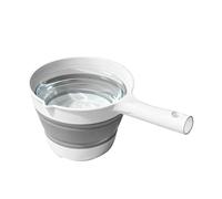 Pelle à eau pliable - Louche ergonomique anti-déversement pour la cuisine, la douche, la préparation des repas, le camping, le jardinage, la pêche, la femme au foyer, les jardiniers, la cuisine, l'uti