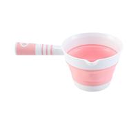 Pelle À Eau Pliante - PP 26,8x16,3 Cm Conception Pliable Portable | Louche À Eaú Pliable En Silicone Avec Trou De Suspension, Utilisation En Cuisine, Arrosage Du Jardin | Pelle À En Plein Air Pour