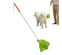 Pelle à excréments pour chiens de jardin - Pelle à excréments avec tige longue et antidérapante - Pelle réglable pour déchets de chaton | pour la marche, le camping, le jardin, la cour, la maison