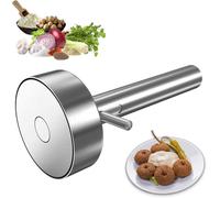 Pelle à falafel professionnelle avec trou - Acier inoxydable de qualité alimentaire et revêtement anti-adhésif - Design syrien tranchant