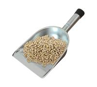 Pelle à farine à glace en acier inoxydable - Petite pelle à main - Cuillère de cuisine ergonomique multifonction - Fournitures de service alimentaire pour grains de café, grains de neige