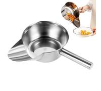 Pelle à frire antidérapante | Cuillère à popcorn en acier inoxydable avec bec de canard pour collations, desserts, produits secs, cinéma, école, cafétéria