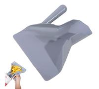 Pelle à frites à double poignée, pelle à glace en forme d'entonnoir, plastique ABS haute température, large ouverture Vogue pour un service rapide des chips popcorn glaces et autres (Right handle)