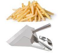 Pelle à frites, Fry Bagger Scooper Outils de cuillère à pop-corn antirouille en acier inoxydable Pelle à pop-corn pour frites pour cinémas buffet