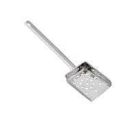 Ustensile de cuisine Vogue Pelle à frites inox professionnelle manche plat 290 x 90 mm