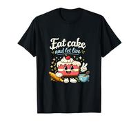 Pelle à gâteau « Eat Cake and Let Live Peace » T-Shirt