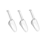 Pelle à glace Alec en plastique transparent de 12 oz - Pelle à glace pour seau à glace, pop-corn, grains de café, farine