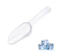 Pelle à glace en plastique pour congélateur - Pelle à glace de 170 g en polycarbonate sans BPA avec poignée ergonomique, idéale pour machine à glaçons, glaçons, seau à glace, grains de café, pop-corn