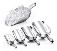 Pelle à glace multifonction en alliage d'aluminium, 1080ml, poignée ergonomique, pour aliments, outil de bar 12 oz