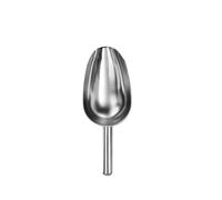 Pelle à glace multifonctionnelle en acier inoxydable, 1/3 pièces, cuillères à mesurer for aliments, grains de café Pour maintenir la glace(M Size)