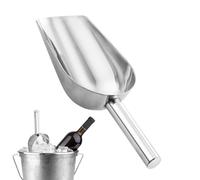 Pelle à glace - Pelle à glace en métal, Pelle à glace en acier inoxydable | Accessoire de cuisine pour machine à glaçons, cuillère à glace pour congélateur, cuillère à glace polyvalente de qualité