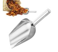 Pelle à glace, pelle à glace, pelle à glace, pelle à glace, pelle à glace en acier inoxydable, récipient de séchage polyvalent pour aliments presque immunisé contre outils, pelle à bonbons pour bar
