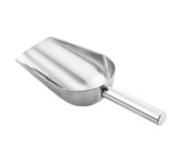 Pelle à glace pour bar, pelle à glace en acier inoxydable épais, pelle à glace en métal pour machine à glaçons, pelle à bonbons en forme de trapèze pour grains de café, nourriture, bonbons, farine