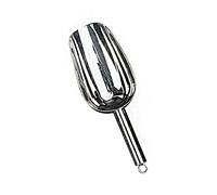 Pelle à glace ronde épaisse en acier inoxydable 22,9 cm/25,4 cm/27,9 cm Cuillères à crème alimentaire, cuillères, farine, cuillères, cuillères, cuillères, cuillères, cuillères, cuillères, cuillères