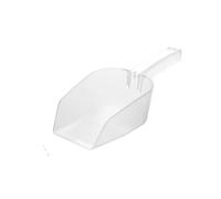 Pelle à glace transparente en plastique, cuillère grains, ustensile de cuisine for bar et buffet CuillèRe à Glace(Square,Type 2)