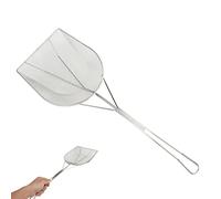 Pelle à huile carrée, cuillère à filtre en acier inoxydable, pelle à poêle, filtration d'huile efficace, adaptée au traitement des ingrédients frits dans la cuisine, ustensiles de (L)