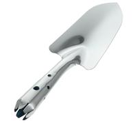 Pelle à Jardin en Acier Inoxydable, Outil Multi-Usage | Argenté, Nettoyage Facile et Usage Solide, pour Terre et Plantes de Jardin, Format Manuel Pratique