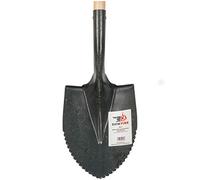 Pelle à lame dentelée - Acier de qualité supérieure - Manche en bois de 120 cm - Pour faciliter le jardinage de SHW-FIRE