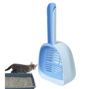 Pelle À Litière Avec Support - Pelle À Chat 30,5 X 14,5 X 8,5 Cm, Tamis en Pp Durable, Outil De Nettoyage Ergonomique | Scooper Portable Pour Animaux De Compagnie, Pour Le Stockage Du Bac À Litière À