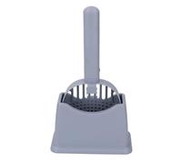 Pelle à Litière électrique Autonettoyante pour Chat, Pelle Portable Vibrante et Rechargeable pour Les Propriétaires d'animaux de Compagnie, Matière Plastique Robuste (Gray)