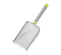 ＡＷＨＡＯ Pelle à Litière en Acier Inoxydable pour Chat, Pelle à Crotte Petit Trou, Ramasse Crotte Durable pour Chat Lapin Cochon d'Inde, Maille 2.0X2.0mm