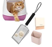 Pelle À Litière, Pelle de Litière Ergonomique et Confortable, Accessoire De Tamisage Lisse Économiseur D'espace Outil De Nettoyage pour Les Déjections De Chaton Et Animal De Compagnie Et Gestion des