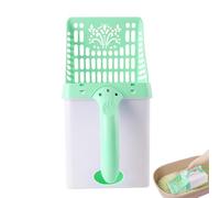 Pelle à litière pour chat - Cuillère à litière portable avec grande capacité - Accessoire pour animaux de compagnie pour les voyages en plein air - Pour petits animaux de compagnie - Maison