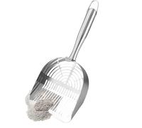 Pelle À Litière pour Chat en Métal - 2-en-1 Pelle Multifonctionnelle pour Excréments d'animaux | À Crottes pour Chaton,pour Chiens Chats Chaton Chiot Maison Salon Intérieur Vétérinaire