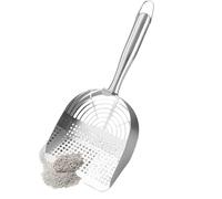 Pelle À Litière Pour Chat En Métal - 2-en-1 Ramasse-Crotte Ergonomique Animalier - Pelle À Crottes Pour Chaton,Pour Maison Salon Intérieur Vétérinaire Ménages Avec Animaux Multiples Chiens Chats Chato