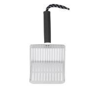 Pelle à litière pour chat, poignée amovible en acier inoxydable, filtration rapide, pelle à litière pour chat, nettoyage du bac à litière, jardinage, sable de plage, pelle en (Black)