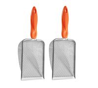 Pelle à litière pour chats en acier inoxydable avec long manche pour petit chaton chiot animal domestique outil de jardinage avec poignée