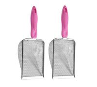 Pelle à litière pour chats - Pelle à tamis fin - Pelle à petit trou - Pelle à saleté - Maille robuste - Tamis de terreau