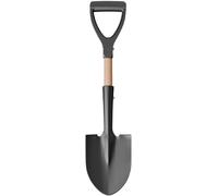 Pelle À Main Légère Outil Compact Déneigeuse D’Urgence, Également Parfait pour Plage, Jardin, Camping. Construction en Acier Inoxydable, Ne Rouille Pas. Manche Bois Renforcé(Pointed Tip)