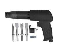 Pelle à marteau pneumatique outil industriel puissant type droit ciseau à air 250 KP767 Vitesse d'impact élevée 2100 bpm pour burin brique Démolition murale Alliage acier Matériau 4 têtes de pelle