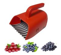 Pelle à myrtilles, pelle à cerises avec poignée ergonomique et peigne, pelle à myrtille avec poignée, outils de cueillette de jardin pour récolter les feuilles, la pelouse, la plantation d'arbres en