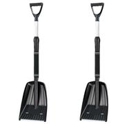 Pelle A Neige, 2 Pièces Pelle Deneigement, Amovible Pelles À Neige Avec Poignée En D, Grande Capacité 30°, Portable Accessoires D'hiver Pour Déneiger, Outils De Nettoyage Pour Jeux De Bonhomme De Snow