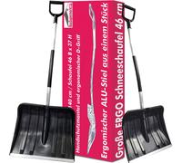 Pelle à Neige 46 CM Ergonomique Aluminium Charrues à Neige Pelles L140 CM