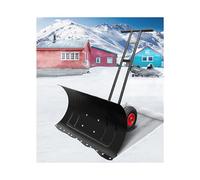 Pelle à Neige à Roues avec poignée réglable - Poussoir à Neige de 29/39 Pouces de Large for Un déneigement Facile et sans Effort(100x43cm)