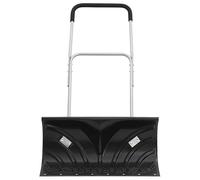 Pelle à neige avec poignée réglable - Pelle en acier pour un nettoyage efficace de la neige - 66 cm - Noire - Idéale pour la maison et le jardin