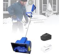 Pelle à Neige avec Roues Chasse-Neige Souffleuse À Neige Souffleuse À Neige Roulant Poussoir À Neige Maintenant Pelle De Déneigement Moteur sans Brosse, Outil De Déneigement(1battery)