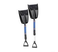 Pelle à neige conçue pour un ajustement constant de la portée entre 71 cm et 86 cm pour des scénarios d'utilisation flexibles (bleu)