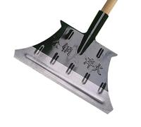 Pelle à neige - Coupe-glace plat 33,8 cm pour l'extérieur, lame en acier pour enlever la glace | outil manuel pour le nettoyage des chemins, des jardins, des sols et des zones extérieures