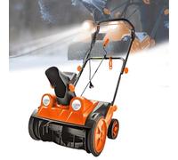 Pelle À Neige Électrique 2400 W, Largeur De Nettoyage 45,7 Cm, Vitesse À Vide 0-3500 TR/Min, Souffleuse À Neige Électrique Alimentée par Batterie, Réglage Télescopique